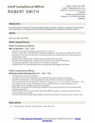 Building an attractive cv helps in increasing your chances of getting the job. Chief Compliance Officer Resume Samples Qwikresume