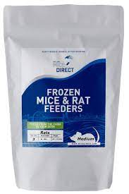 Amazon.com : MiceDirect 3 Frozen Rat Medium Feeders Snake Food for Adult  Ball Pythons Monitors Lizards and Birds of Prey (6-8 in) (Pack of 3) (255  Grams)(No Flavoring) : Pet Supplies