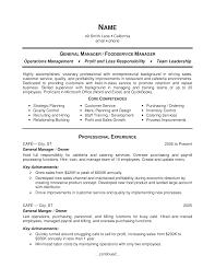Catering resume sample one is one of three resumes for this position that you may review or download. Restaurant Gm Resume Templates At Allbusinesstemplates Com