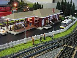 Railway Station In Lights Model Railway Railway Station Railway