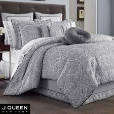 When it comes to choosing a style and color for your bedding, the decision isn't always black and white. Colette Silver Comforter Bedding By J Queen New York