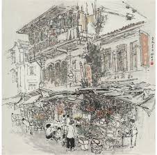 Lim tze peng at 100, as well as the launch of a book on the artist's life. Lim Tzepeng Market Scene Mutualart