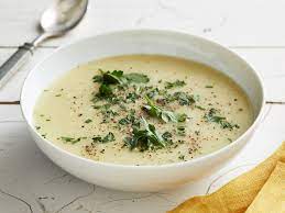 Cauliflower Leek And Ginger Soup Recipe Ginger Soup Recipe Food Network Recipes Soup