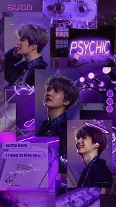 Sugar Bts Lockscreenbts Wallpaperbts Lockscreenwallpaper Aesthetic Tumblr Suga Foto Grup Bts Foto Grup Ungu