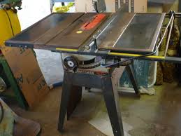 We love the fact that it has wheels on the leg stand which makes it so easy to roll around and so easy to move from job to job. Sears Table Saw Wild Country Fine Arts
