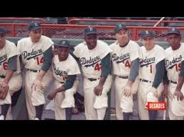 Jackie robinson scores after homering in his debut with the montreal royals at roosevelt stadium, jersey city, on april 18, 1946. Jackie Robinson Breaks The Color Barrier Decades Tv Network Youtube