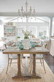 Simple Summer Decorating Ideas Coastal Dining Room Coastal Dining Table Coastal Table Decor