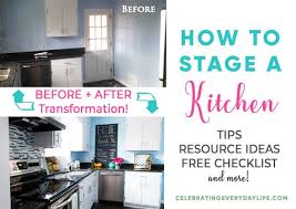 Staging simply means arranging your furniture to best showcase the floor plan and maximize the use of space. How To Stage A Kitchen