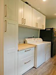 Ikea 39 S Sektion Cabinet Line Is Not Just For The Kitchen A Sektion Laundry Room Is A Pe Laundry Room Remodel Diy Laundry Room Storage Laundry Room Storage