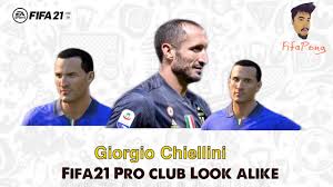 He prefers to shoot with his left foot. Fifa21 Faces Virtual Pro Club Look Alike Giorgio Chiellini Juventus Italy Youtube