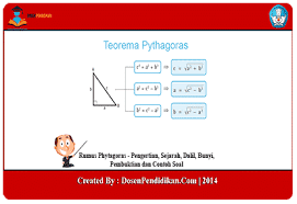 Contoh soal pythagoras dan pembahasannya. Rumus Phytagoras Sejarah Dalil Bunyi Dan Contoh Soal