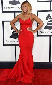 Sorry, this item is sold! Tamar Braxton From 2014 Grammys Red Carpet Arrivals Grammy Dresses Red Carpet Dresses Grammy Awards Red Carpet