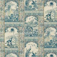 These are tree of life fabric, jacobean fabric, colonial fabric, and novelty home decorating fabric. Upholstery Fabric Indienne Toile Gp J Baker For Curtains Nature Pattern Linen
