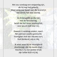 Verjaardag teksten om iemand te feliciteren tekstnl. Een Jaar Later Gedicht 2 Het Zou Een Verjaardag Zijn
