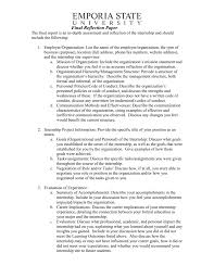 For example, you might start by talking about your expectations or prior knowledge of the topic before experiencing the content you are reflecting on. Internship Reflection Essay Vorte
