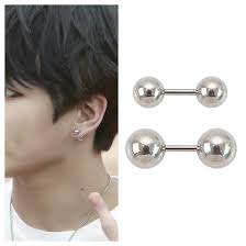 Dec 14, 2019 · as of december 2017, bts had a total of 27 piercings (!!!), according to an amino post. Qoo10 K Pop Style Big Ball Barbell Ear Piercing For 1 Ear 16g Ear Pierci Watch Jewelry
