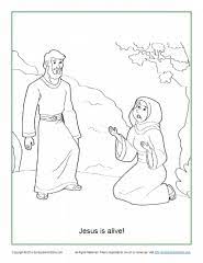 You cannot redistribute this set of images online but you can create a link to the relevant page on freebibleimages.org to allow others to download these. Jesus Is Alive Resurrection Coloring Page On Sunday School Zone