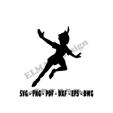 Top 10 los angeles lakers svg cut file. Disney Peter Pan In Flight Stencil Profile 6 By Elmart Design On