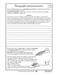 Punctuating A Paragraph Greatkids Punctuation Worksheets Writing Worksheets Paragraph Worksheets