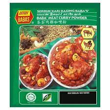 Guna perencah kari babas ni semua jadi sedap tau. Baba S Meat Curry Powder 250g Tesco Groceries
