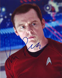 Simon Pegg Signed Autographed 8x10 Star Trek Montgomery Scotty Scott Photo 