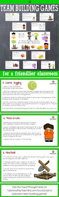 Listening for silence at home. Making Friends 10 Team Building Games For Students