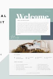 Airbnb Welcome Book Template Brochure Design Layout Book Template Design Thinking Process
