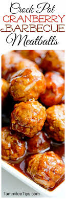 This Crock Pot Cranberry Barbecue Meatball Appetizer Recipe Is Perfect For Super Bowl Footbal Meatball Appetizer Recipe Crockpot Appetizers Crock Pot Meatballs