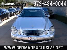 We offer new, oem and aftermarket mercedes auto parts and accessories at discount prices. Used 2003 Mercedes Benz E Class E320 For Sale In Dallas Tx 75229 German Exclusive Inc