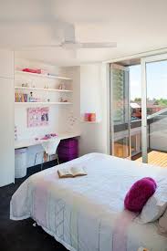 An accent wall with navy blue or turquoise is a great way of adding colour to the white scheme. Elegant Cute Bedspreadsin Kids Contemporary With Prepossessing Bedroom Fan Next To Decorative Small Balcony Alongside Graceful Enclosed Balcony And Stunning Handicap Accessible Bathroom Designs
