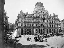 Photo 1890s Boston Ma View Post Office Square Boston History Photo Post Office