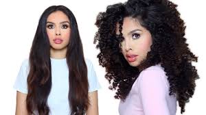 Hair curls at home without heat 6. Straight To Curly Hair Tutorial No Heat Youtube