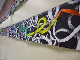 Mini Matisse Unity Ribbons Middle School Art Projects Collaborative Art Projects Art Education Projects