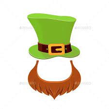Hat And Beard Leprechaun Holiday Icon Leprechaun Irish Culture