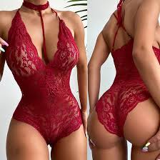 CJMDEH Rote Spitze Weihnachtsunterwäsche - Sexy Dessous Für Sex Frau Porno  Dessous Erotik Hohle Unterwäsche Babydoll Weibliches Kostüm Spitzenkleid  Mujer Sexi Exotisch, Rot, S : Amazon.de: Drogerie & Körperpflege