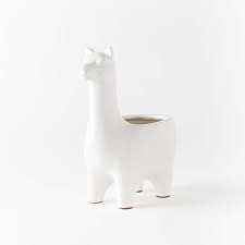 Save the drama for your llama. Ceramic Llama Planters