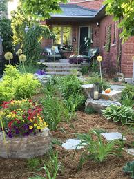 Small Front Yard Landscape No Grass Small Front Yard Landscaping Front Yard Patio Front Yard Design