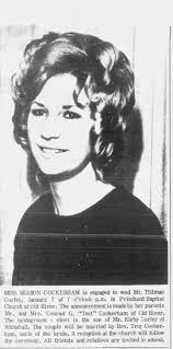 Miss Sharon Cockerham's Wedding in December 1971