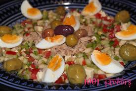 Mille Et Une Saveurs Salade Tunisienne Cuisine Tunisienne Recette De Cuisine Tunisienne