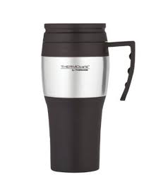 Thermos Thermocafe 2010 Steel Travel Mug 0 4 Litre Amazon Co Uk Kitchen Home Stainless Steel Travel Mug Mugs Thermos