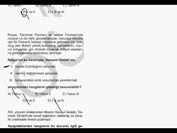 osmanli duraklama gerileme dagilma donemi cikmis sorular kpss youtube
