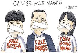 That's the form of magic that's going viral in china. Editorial Cartoon Thursday Censorship In China