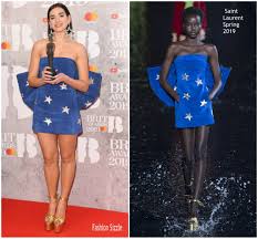 Health workers as she was named a double winner at the brit awards in london on tuesday night. Dua Lipa In Saint Laurent 2019 Brit Awards Fashionsizzle