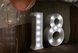 Light Up Numbers Hire Hertfordshire London Essex Light Up Love