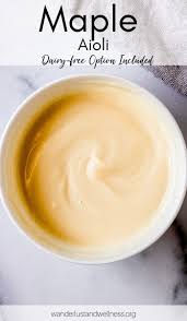 Maple Aioli Recipe Aoli Recipe Aioli Sweet Potato Recipes Fries