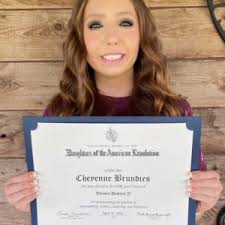 Brundies named Good Citizen winner by the Dr. Silas Hamilton Chapter  National Society Daughters of the American Revolution