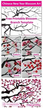 Chinese New Year Printables Art Craft Ideas For Kids Cherry Blossom Art Chinese New Year Crafts Blossoms Art