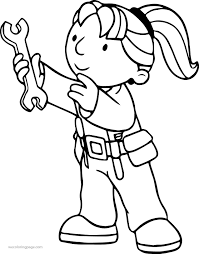 Awesome Bob The Builder Wendy Coloring Page Mermaid Coloring Pages Coloring Pages Bob The Builder