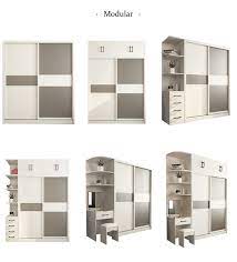 A new dressing table design catalog for modern bedroom furniture sets, and new corner dressing table ideas for maximizing the space of the room i suggest you: China Customized Modern Mdf Wooden Clothes Wardrobe With Dressing Table And Mirror Modular Cabinet Photos Pictures Made In China Com