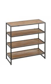 ✓ qualité miliboo ✓ expédition sous 48h/72h et ✓ satisfait ou remboursé! Etagere 4 Tablettes Bois Et Support Metal Noir Abisko Pas Cher